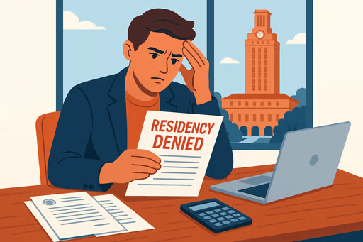 UT Austin Residency Denied? What Should I Do Now?