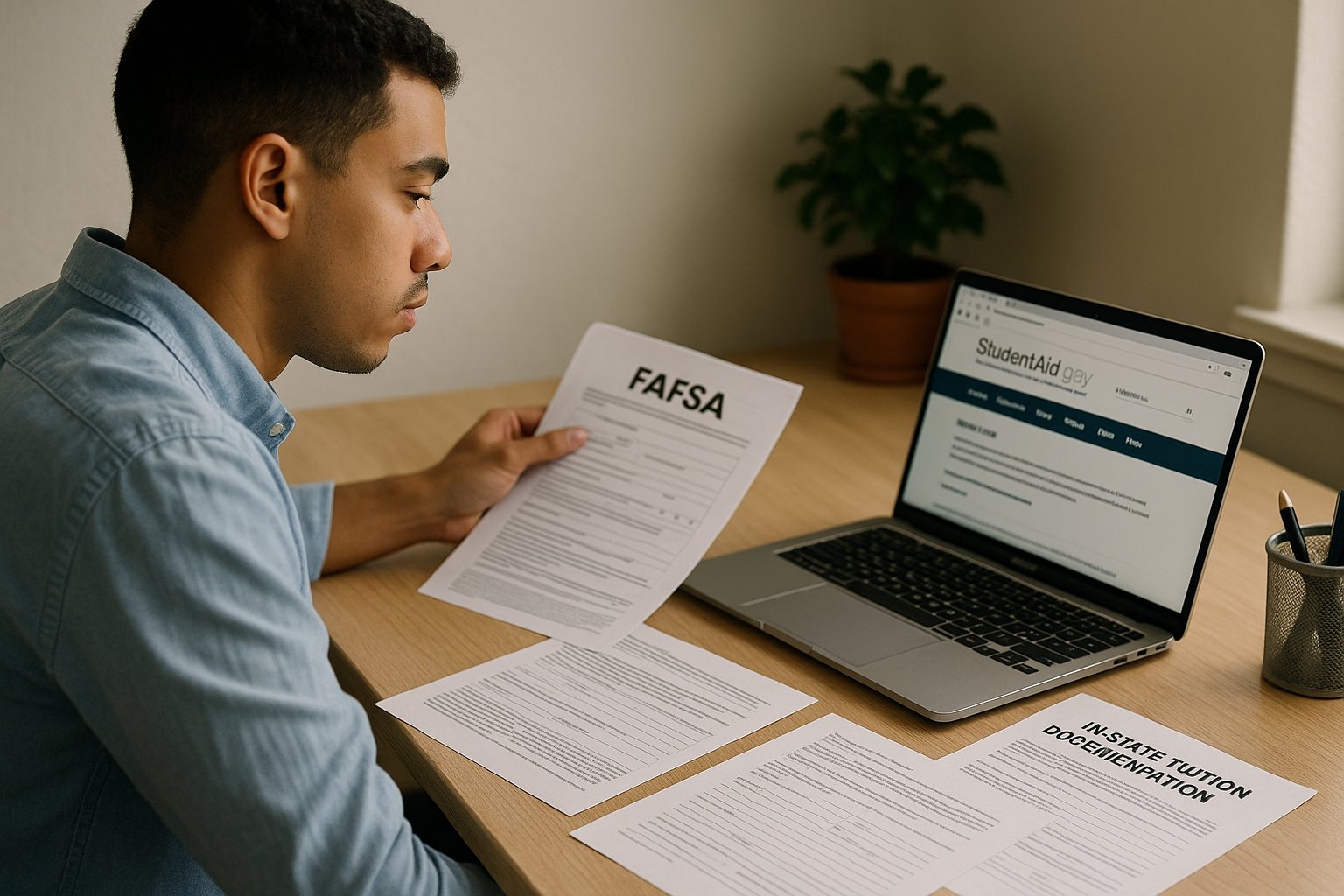 Federal Student Aid In-State application process