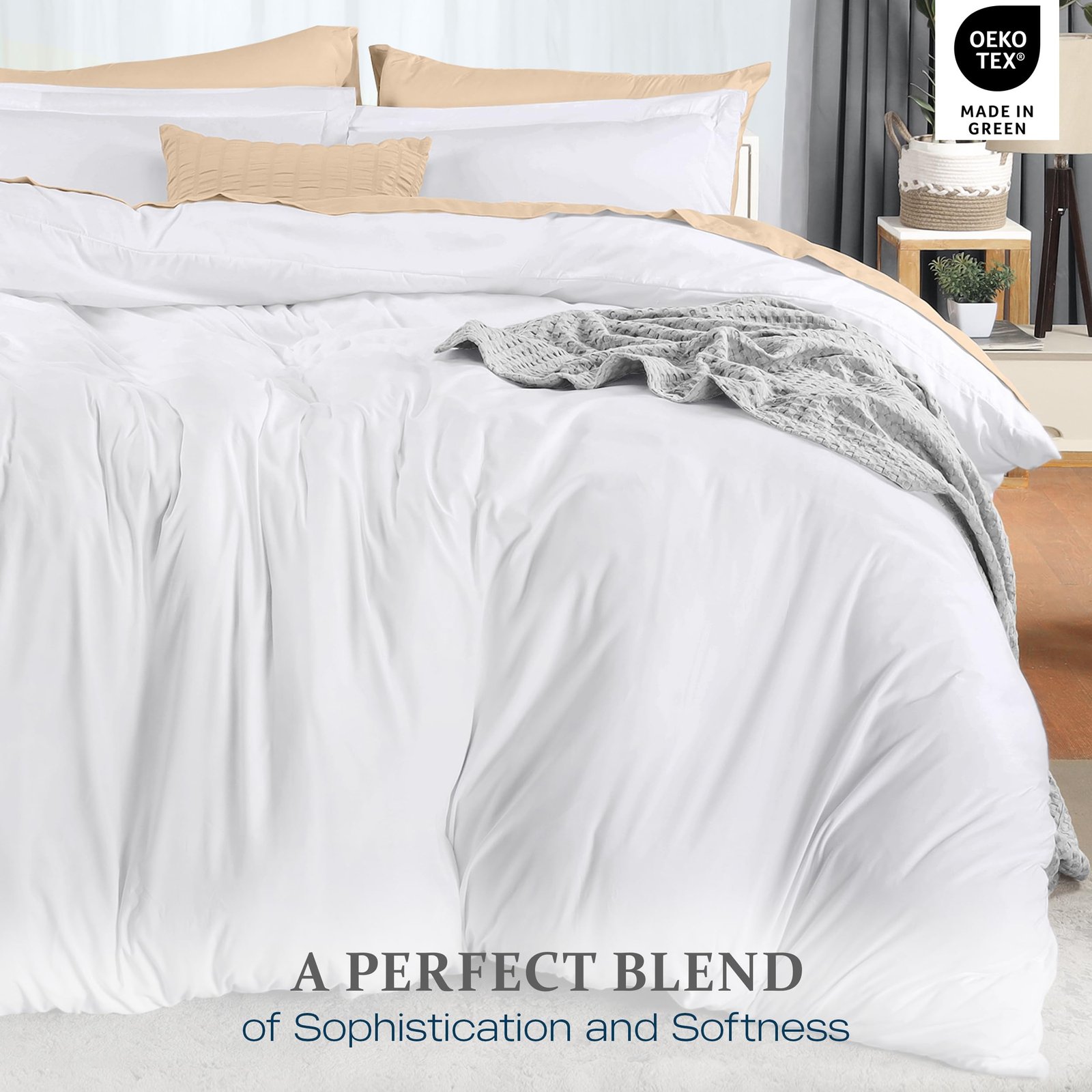 Utopia Bedding duvet cover texture detail