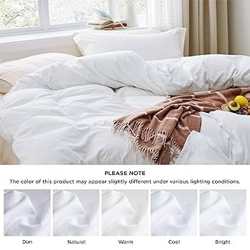 Bedsure duvet cover fabric texture close-up