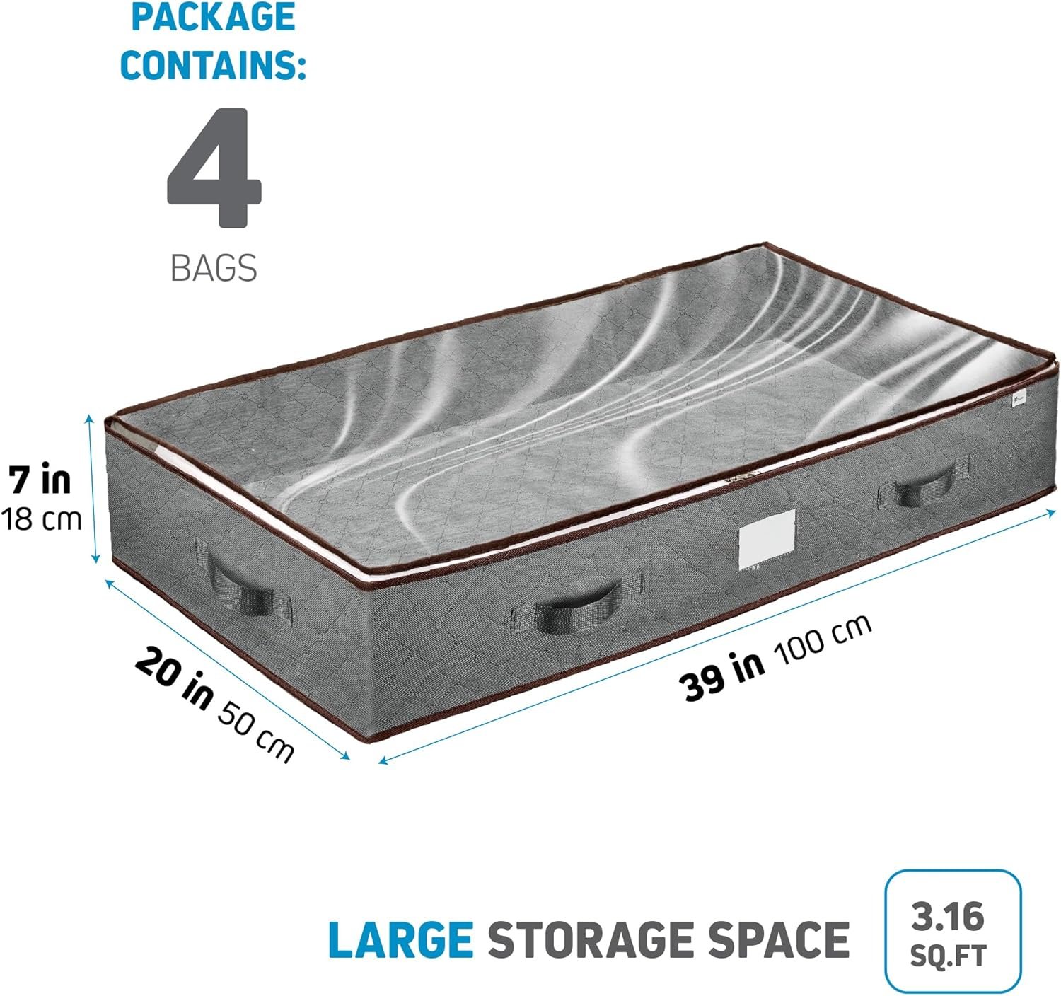 ZOBER storage bins organizational categories